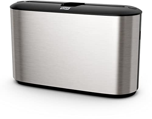 Tork Xpress Distributeur pour Essuie-mains interfoliés - 460005 - Image Design - Distributeur H2 pour papier d'essuyage feuille à feuille inox, Argent, Taille unique