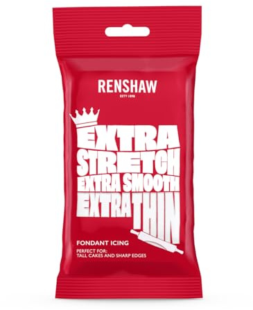 Renshaw Pâte à Sucre Extra Blanc Naturel 250 g