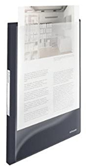 Esselte 624012 Sichtbuch Panorama VIVIDA, A4, PP mit Tasche, 40 Hüllen, schwarz