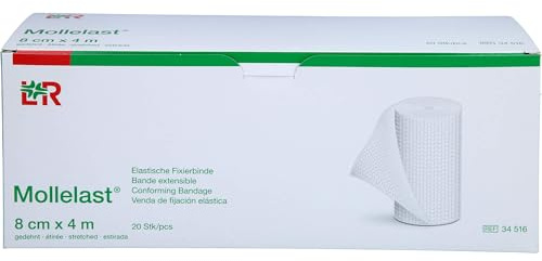 Mollelast elastische Fixierbinde 8 cm x 4 m, 20 St. Binde