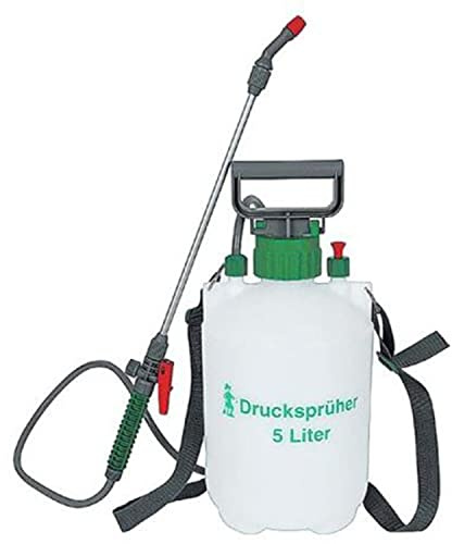 Drucksprüher 5 Liter Gartenspritze Pumpsprüher Pflanzensprüher Druckspritze | BURI, Drucksprühgerät, Unkrautspritze, Bewässerung, Dünger, Handsprüher, robuster Behälter, Gartenpflege, vielseitig