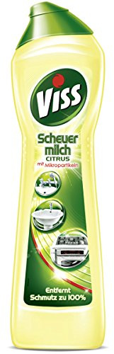 Viss Scheuermilch Citrus Reiniger, 4er-Pack (4 x 500 ml)