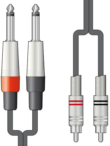 Chord 2R-2M6J600 - Cavo da presa RCA a jack mono, 6 m