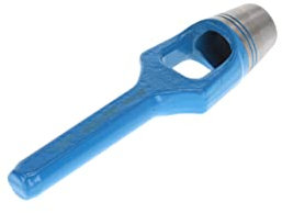 GEDORE Sacabocados tipo puente para materiales blandos, 25 mm de diámetro, Goma, Cuero, Juntas, Tela, Circular, Longitud 170 mm, Troquelador, 570025