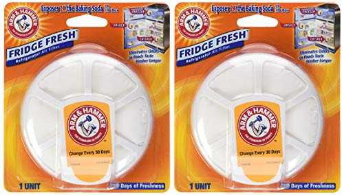Arm & Hammer Fridge Fresh Refrigerator, 1 Count (Pack of 2)