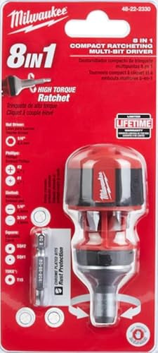 Milwaukee 48-22-2320 Compact Ratcheting Multi Bit Driver