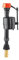 Fluidmaster, Black PRO45B Fill Valve with Brass Shank, Pack of 1