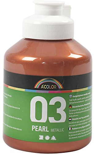 A-Color Acrylfarbe, kupferfarben, 03, metallisch, 500 ml