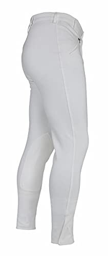 Shires Saddlehugger Riding Breeches in White - Mens 34, White