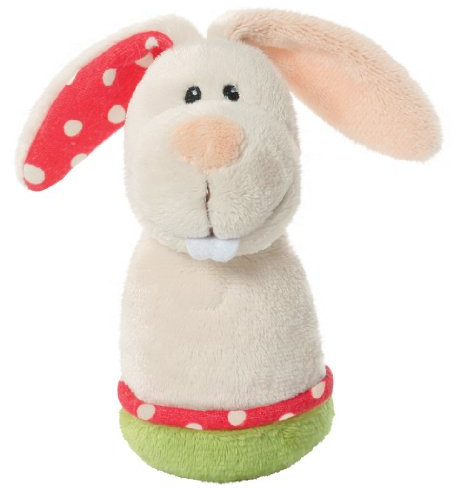 Nici - my first nici 34789 Mini Greiffigur Hase Plüsch 10 cm mit Rassel