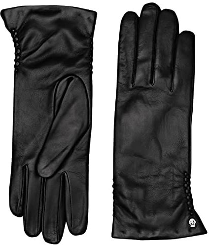 Roeckl Damen Regina Handschuhe, Black, 6