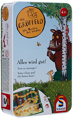 Schmidt Spiele 51276 Der Grüffelo, Alles Wird gut, Bring Mich mit Spiel in der Metalldose