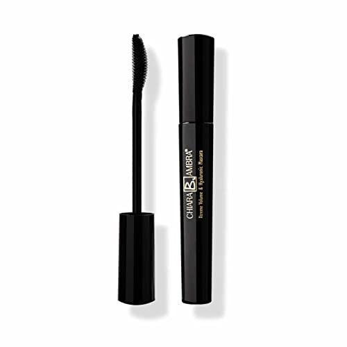 CHIARA AMBRA® XTREME VOLUME & HYALURONIC MASCARA mit Hyaluron und tiefschwarzen Farbpigmenten, Faszinierender Schwung, Für lange, dichte Wimpern, Made in Germany, Vegan, Inhalt: 8,5 ml