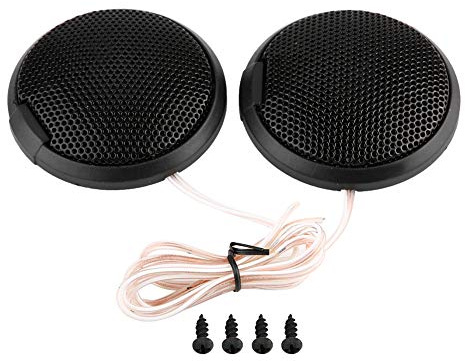KIMISS 20 W Mini Voiture Tweeter Stéréo Haut-Parleur o Rond Collable Haut-Parleur Automobile Haut-Parleur avec Colle Noir