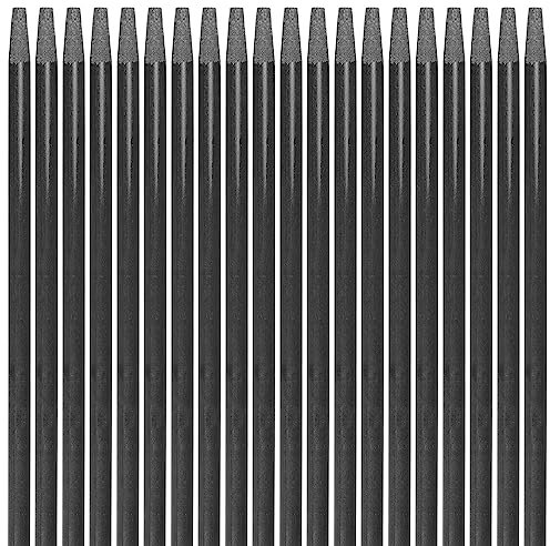 ORANGE DEAL 20 sehr stabile Pflanzstäbe, Stäbe für Pflanzen, 1m x 7mm schwarz, Pflanzstab, Rankstab, Pflanzenstab, Rankstäbe, Tomatenstäbe, Tomatenstangen, Bohnenstangen, Pflanzenstäbe