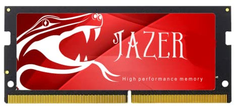JAZER DDR4 RAM Memory 8GB 2666MHZ (PC4 21300) 260-Pin CL19 1.2V SODIMM Laptop Memory Module （Black）