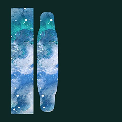 FEETOX Skateboard Klebeband 120 * 25cm(48X10inch) Skateboard Grip Tape Skateboard Aufkleber Bubble Free Waterproof Longboard Griptape Skateboard Grip Tape CB162 Skateboard Aufkleber