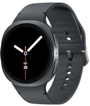 Samsung Galaxy Watch8 Smartwatch mit Galaxy AI, Fitness-Uhr und Fitness-Tracker, Sport Band, Wellness- und Schlaf-Coaching, 44 mm, Bluetooth, Graphite, 3 Jahre Herstellergarantie
