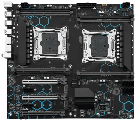motherboard Fit For MACHINIST X99 Dual CPU Motherboard Set Kit Xeon LGA 2011-3 E5 2699 V4 Processor + 64gb 8-slot DDR4 RAM Memory MD8 Combo E-ATX