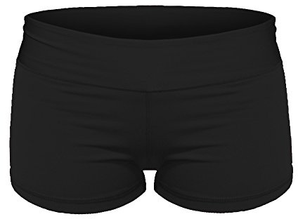 Epic MMA Gear Yoga Stretch Booty Shorts (Medium, Black)