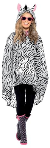 Fancy Dress Zebra Party Poncho