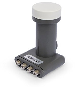 CONVERTITORE LNB QUAD UNIVERSALE 4 USCITE INDIPENDENTI