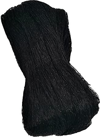 LINSOCLE Vogelschutznetz 10m x 4 m,Vogelnetz Hochbeet Feinmaschig, Netz für Kirschbaum Obstbäume und Erdbeer Gegen Vögel Taubenabwehr (Schwarz)