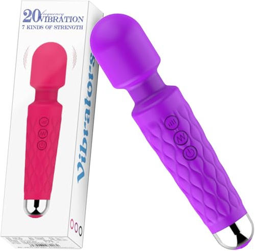 Massagestab für frauen sex 20.5 cm USB 20 Starke Vibration für frauen USB Massagestäbe Vibrator frau Vibrator stark Massage stick Wand massager sex Akku-massagestab FOPS M64-1
