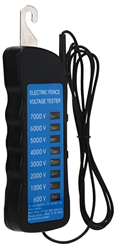 Elektrozaun Tester, Zaunspannungsprüfer, 600 7000 V Messbereich, Tragbarer Elektrozaun Fehlersucher für Landwirtschaftliche Geräte und Vieh