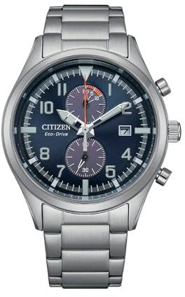 Citizen Orologio Cronógrafo Uomo con Cinturino in Acciaio Inossidabile CA7028-81L