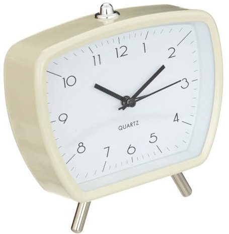 ATMOSPHERA CREATEUR D'INTERIEUR Atmosphera Wecker Cathy, 14 x 14 cm, Weiß, 3560232736551