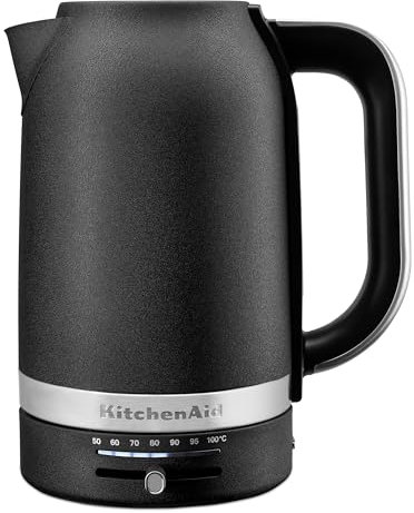 KitchenAid 1.7L Electric Kettle w/Temp Control KEK1701, Cast Iron Black