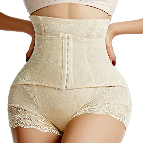 Lätt att toalett Trosbyxor Dam Klänning Underkläder Rumplyftare Body Shaper Hög midja Trainer Bodysuits Kontroll Trosor Shapewear (Färg: C, Storlek: L) (CS)