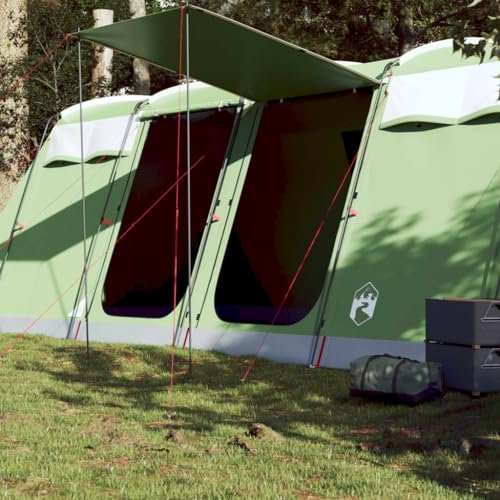 Tunnel-Familienzelt 10 Personen Grün Wasserdicht, CIADAZ Caming Zelt, Camping Tents, Camping-Zelt - 94619