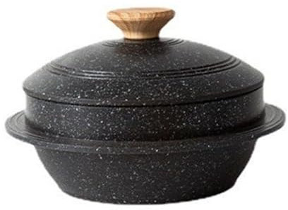 YUCHUANGYE Cacerola Hierro Fundido Olla de Piedra, tazón, arroz Mezclado, Olla de Piedra, cazuela Antiadherente, Cocina, vajilla de arroz en Maceta, ollas, Sopa de Cocina Cazuela Hierro Fundido