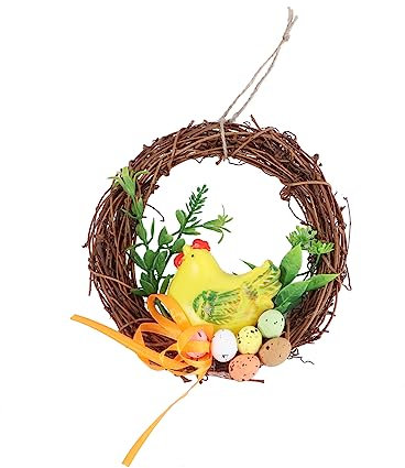 Alipis 2St Osterdekoration Bausatz Hase Kaninchen Weiden Artificial Flower blumengirlande künstlich Einzigartige Dekoration Osterkranz Girlande Künstliche Ostergirlande Plastik