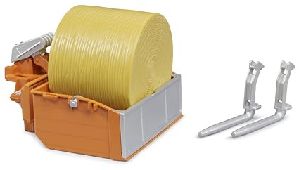 bruder 02353 - Zubehör Traktor-Ladekasten und Gabeln | Praktisches Zubehör für Hof- und Feldarbeiten, Bauernhof, Landwirtschaft, 1:16