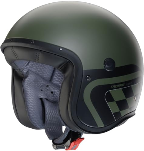 CABERG Helmet Jet Freeride X Daytona MATT Military Green/Black/Silver M