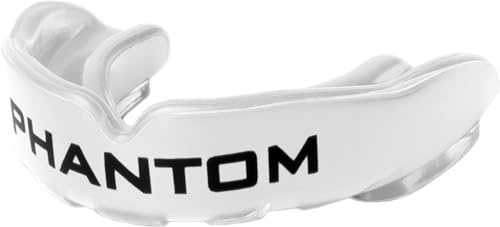 Phantom Mouthguard APEX Tandskydd för barn – Boil & Bite-munskydd för kampsport, MMA, boxning och muay thai - Vit