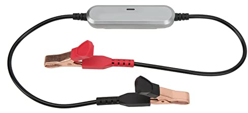 Professionale Bluetooth 4.0 5.0 Tester di carico della batteria Analizzatore di di avviamento di ricarica per veicoli automobilistici Strumento diagnostico batteria per auto (Argento)