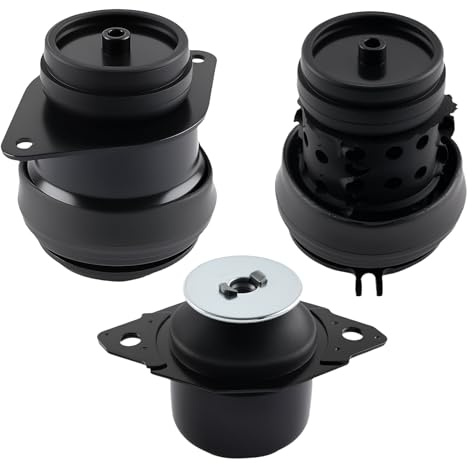 maXpeedingrods 3 Stück Motorlager Lagerung Motorlager Kit für VW Golf Jetta Passat Engine Mount Set 1H0199262A