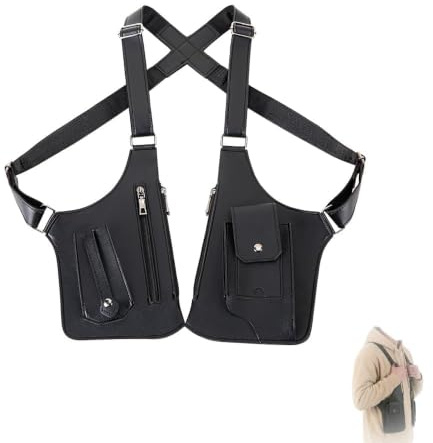 Anti Diebstahl Schultertasche Herren, Holstertasche Herren Unterarmtasche