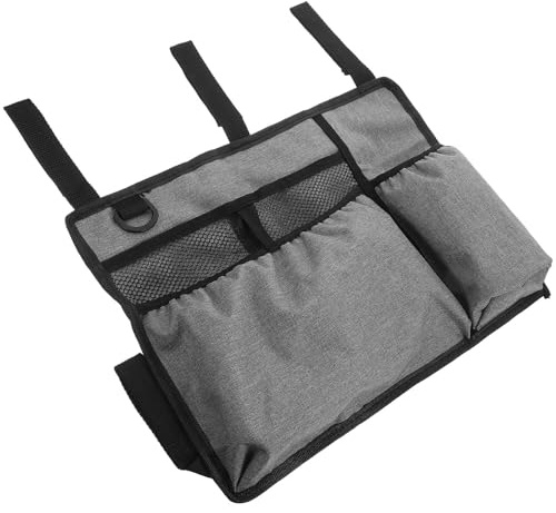 HAPINARY Praktische Organizer Tasche aus Polyester Rollstuhl Armlehnentasche mit Zwei Gurten für Rollatoren und Elektrorollstühle für Outdoor Einsatz