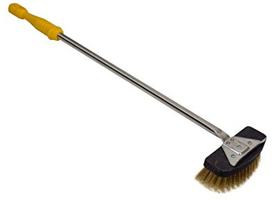 LILLY CODROIPO Brosse Laiton avec grattoir INOX Venezia 70 Nettoyage