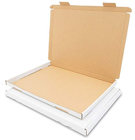 packaging 50 storpack fraktkartonger hopfällbar kartong kartong maxibriftkartong brun eller vit, välj storlek