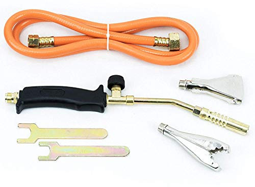 Gasbrenner Dachbrenner Gaslötgerät Regelbar Abflammgerät Brenner Unkrautvernichtung, Anzünder, Bitumenbahnen Abflammgerät für Unkraut Brenner SN0284