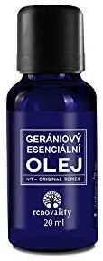 100% BIO Geranium Essential Oil 20ml Made in Czech Republic / 100% BIO de aceite esencial de geranio 20 ml hecho en República Checa
