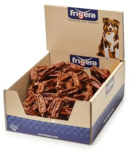 friGERA Saucisson de Boeuf 144pcs 1000g – Friandises pour Chiens à Faible Odeur, sans Gluten et sans céréales