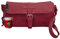 LL BARON of MALTZAHN Damen Schultertaschen FLAKONE red-Beere Casual-716 aus Leder + Lederpflege