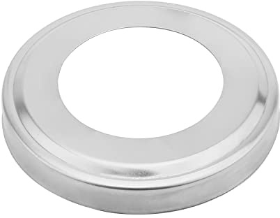 MroMax Rosetten-Abdeckung, passend für Rohrdurchmesser 5,1 cm, Edelstahl-Bodenrohrabdeckung, Flanschplatten, 51 mm, Handlaufplatte, Abdeckung für Rohrleiter, Handlauf, Pfostenplatte, Leitplatte